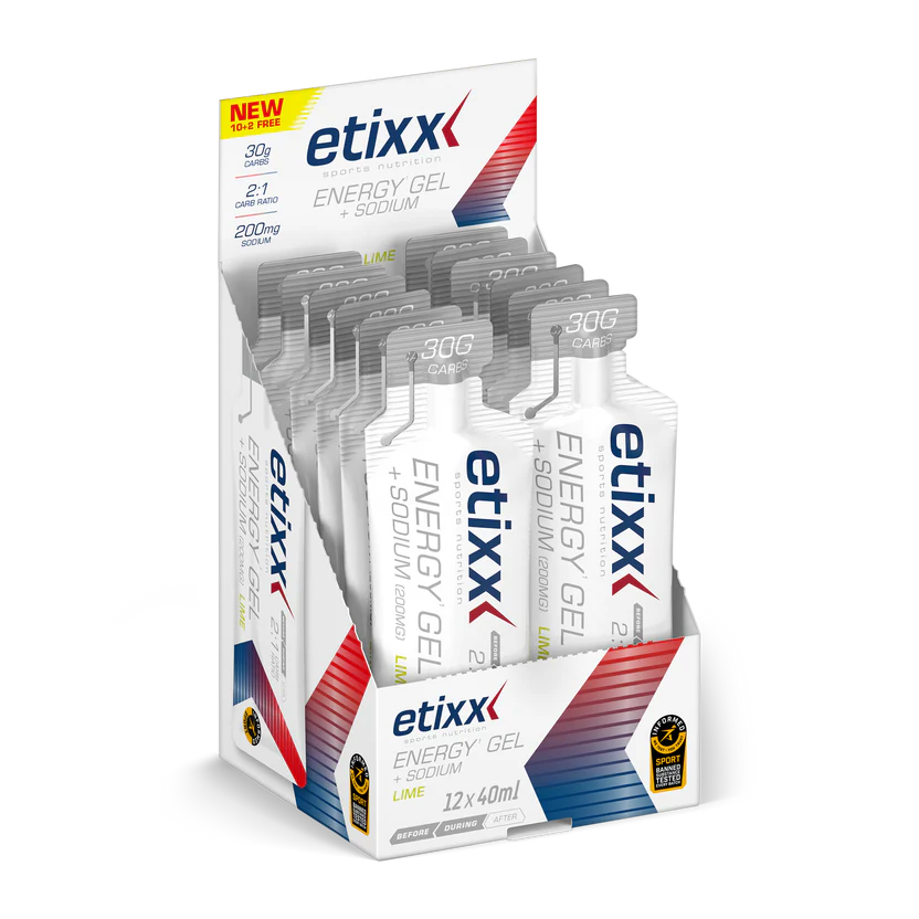 Etixx - Energy Gel 40 ml - Lime Sodium - Duursport