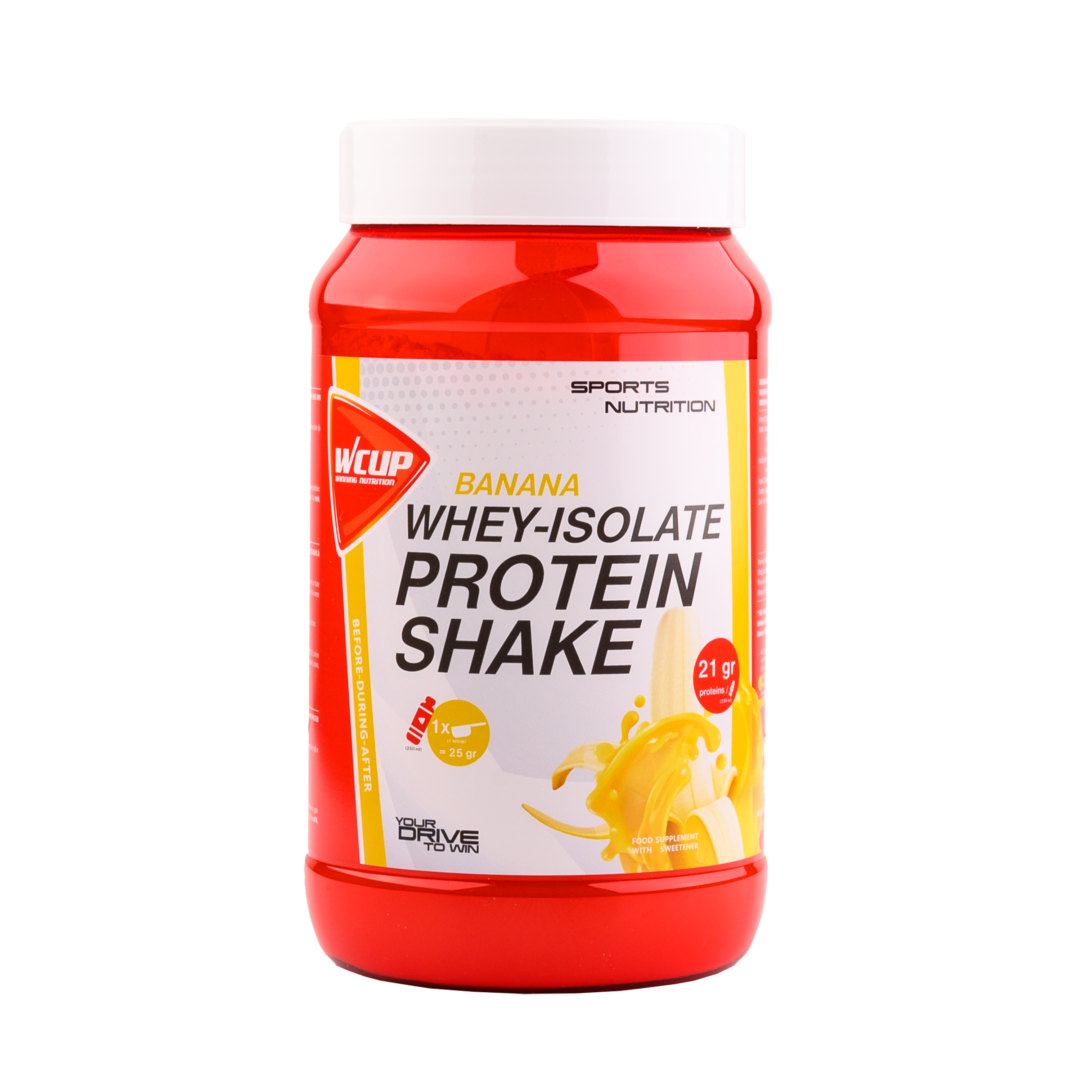 Wcup - Whey Isolate Proteine Shake 600 gr - Banaan - Duursport