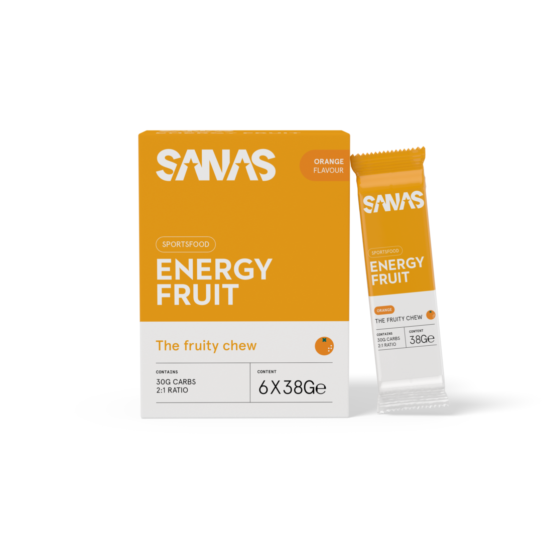 Sanas - Energy Fruit Orange - Box 6 x 38 gr - Duursport