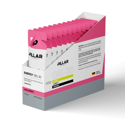 Pillar Performance - Energy Gel 30 Display - Wild Berry - Duursport